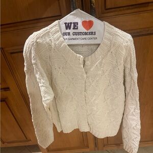 Vintage cable knit sweater